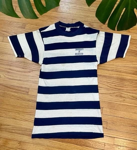 T-shirt vintage anni 60 Medium Champion Rochester University corsa punto singolo - Foto 1 di 10