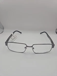 OCTO Rigid 180° GUN/BLK Gunmetal Schwarz Herren Rechteck Brille 54-16-140 - Bild 1 von 5