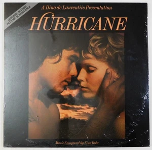 HURRICANE soundtrack lp ELEKTRA nino rota SEALED vintage new old stock nos vinyl - Picture 1 of 3