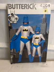Costume Batman Butterick vintage modello taglia "ragazzi" - Foto 1 di 2