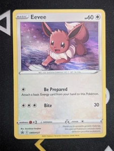 Eevee - SWSH127 - Pokemon Sword & Shield Promo Ultra Rare Holo Card NM - Picture 1 of 2