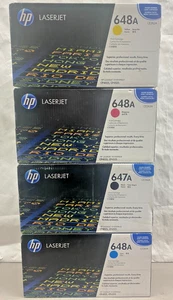 2 zestawy HP647/648 COMBO B, C, M,Y FABRYCZNIE ZAPIECZĘTOWANE W TOREBCE OEM - Zdjęcie 1 z 5