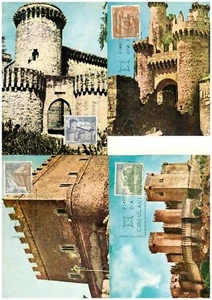 SPAIN - SPAGNA - 1967 - Castelli di Spagna (2) su otto maximum - (B) - Imagen 1 de 1