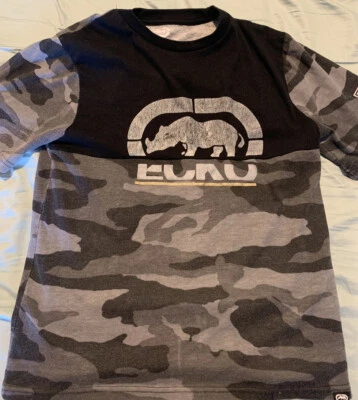 Camiseta Atlética Ecko Unlimited Niños Camuflaje Gris Negro Grande 14/16 Foto 1 de 4