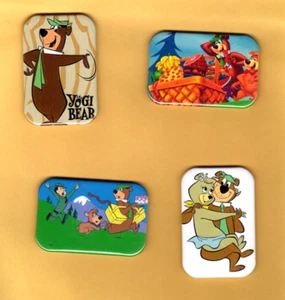 YOGI BEAR 4 REFRIGERATOR MAGNET 2" X 3" WITH ROUNDED CORNER - Picture 1 of 6