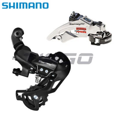 Shimano Tourney TX800 MTB 3×8 Speed Derailleur Set FD-TX800 RD-TX800 Front Rear - Image 1 of 4