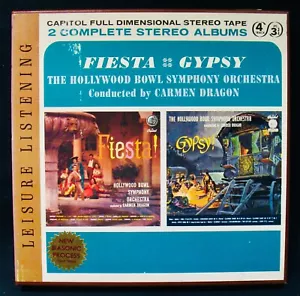 FIESTA / GYPSY: The Hollywood Bowl Orchestra~Reel To Reel Tape~4 Track~3 3/4" - Imagen 1 de 3