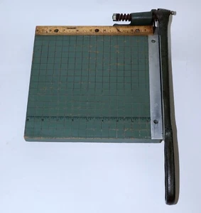 Premier 9" Paper Cutter - Sharp Cutting Guillotine Blade - Picture 1 of 7