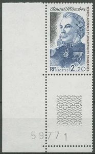 Franz. Antarktis 1987 Admiral und Astronom Mouchez 226 Ecke postfrisch - Photo 1 sur 1