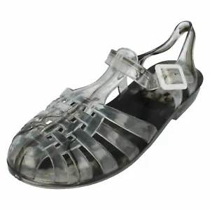 Ladies Spot On Jelly Shoes Closed Toe Sandals UK Sizes 3 - 8 : F0R892 - Picture 1 of 47