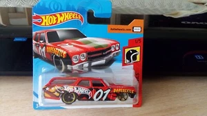 2018 HOT WHEELS -  ´70 CHEVELLE SS WAGON RED SHORT CARD 1/64 APROX *NEW* - Picture 1 of 4