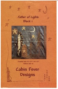 1998 Cabin Fever Designs Father of Lights Lot of 6 patterns quilt series uncut - Picture 1 of 7