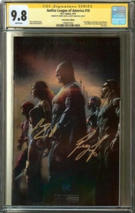 Justice League of America #10 Convention Edition CGC 9.8 SS signiert CAVILL FISHER - Bild 1 von 2