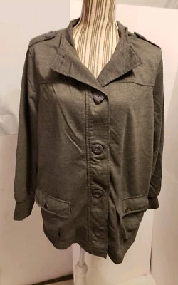 New Look Grey Peacoat Women's Size 3XL - Image 1 of 4