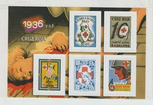 España Hojita Recuerdo Emisiones Cruz Roja Guerra Civil año 1936 (GF-828) - Imagen 1 de 1