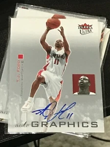  2007-08 Ultra SE Autographics Blue #AUTF T.J. Ford AUTO! - Picture 1 of 1