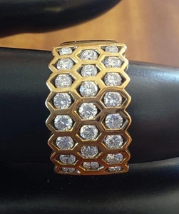 Brillant Ring 750 mit insges. 23 feinen Brillanten Wesselton/vs von 0,78 Carat - Bild 1 von 7