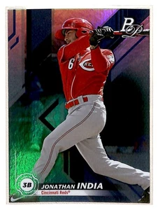 2019 Bowman Platinum Top Prospects Sky Blue Jonathan India RC Cincinnati Reds - Picture 1 of 2