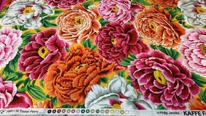 Philip Jacob’s per caffè Fassett Peonia tibetana da collezione calda BTY - Foto 1 di 1