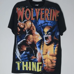 Ressurection Marvel Wolverine The Thing doppelseitiges T-Shirt Gr. L Einzelnaht - Bild 1 von 8