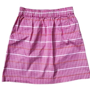 Vineyard Vines Whale Skirt Elastic Waist Pink Pockets Girl's Medium 10 12 - Picture 1 of 6
