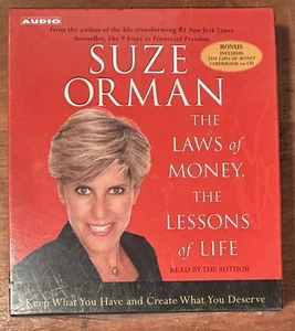 Suze Orman Audio Book CD The Laws Of Money, The Lessons Of Life Brand New Sealed - Picture 1 of 2