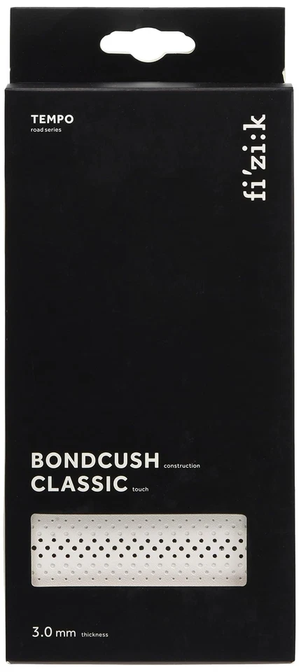 Cinta adhesiva blanca para barra de ciclismo de 3 mm Bond Cush espuma de polímero duradera perforada Foto 1 de 3