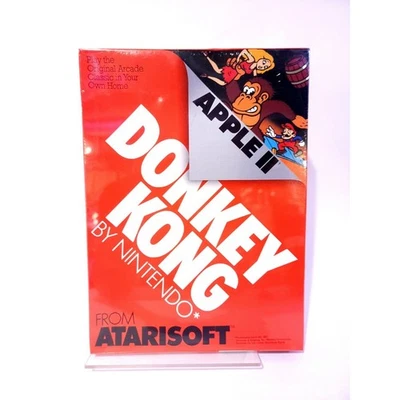 VTG Donkey Kong Nintendo APPLE II (2) 8-Bit Microcomputer Atarisoft Game Sealed - Image 1 of 4