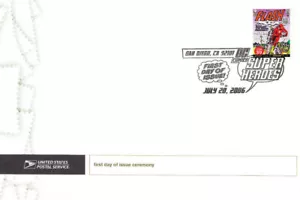 USPS First Day Ceremony Program #4084p The Flash Cover DC Comics 2006 - Picture 1 of 3