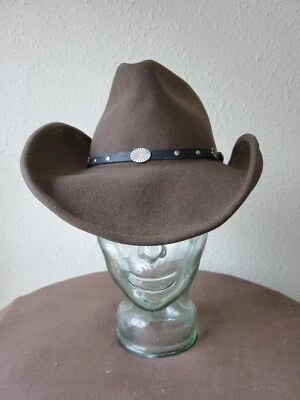 Chapéu de cowboy Pendleton lã feltro Outback, unissex tem etiquetas, tamanho pequeno neutro  - Imagem 1 de 4