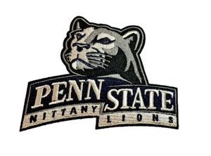 Penn State Nittany Lions Team Logo Embroidered 3in Iron / Sew-On Patch - Picture 1 of 3