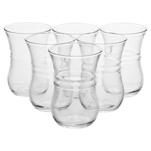 Pasabahce Set Of 6 118ml Tea Glasses Drink Espresso Drink Shot Ice Tea Glass - Picture 1 of 6