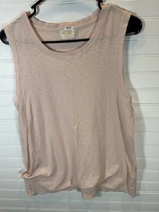 Anthropologie / Nation LTD Collins Crewneck Tank Heather Peach ~ Sz Medium - Picture 1 of 3
