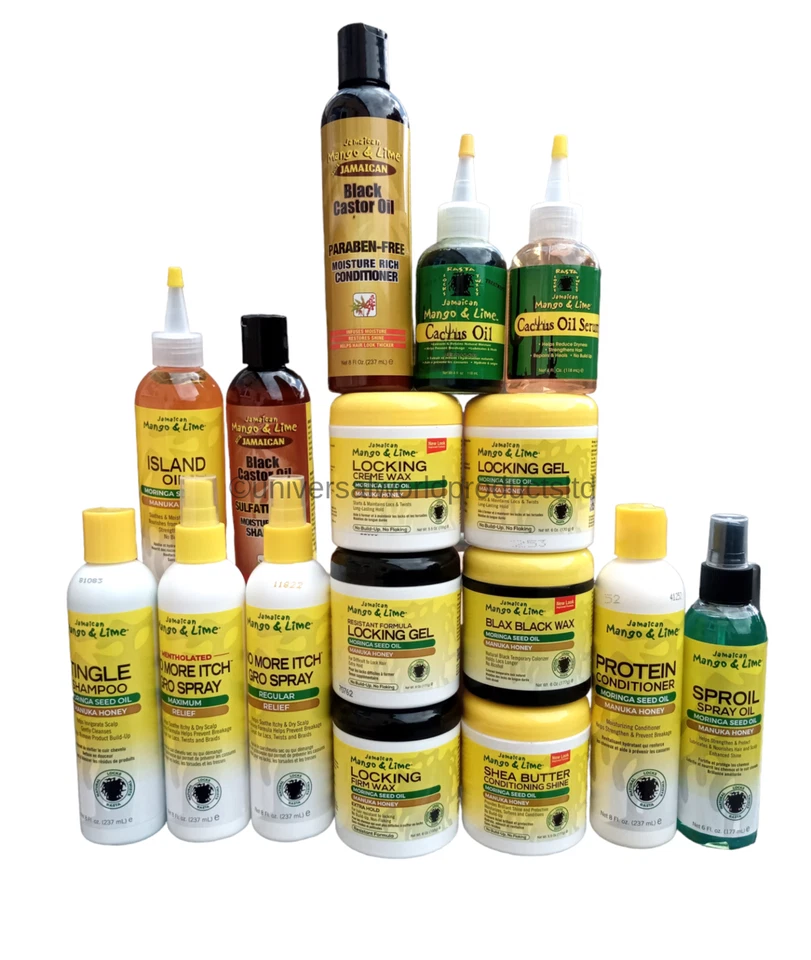 Productos para el cabello rasta de mango y lima jamaicana con aceite de semilla de moringa Foto 1 de 1