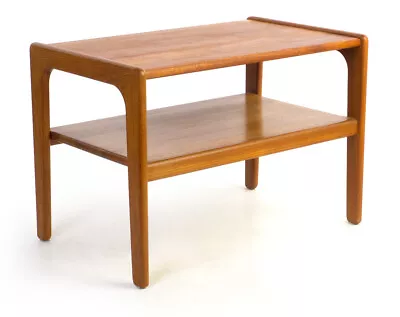 Teak Beistell-Tisch 2 Etagen Made In Denmark Mid-Century • 270€