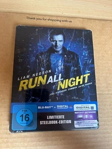 Run All Night (2015) Reg Free Blu Ray SteelBook NEW & SEALED Liam Neeson (Taken) - Picture 1 of 4