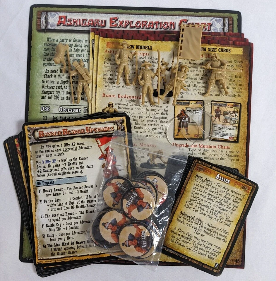 SHADOWS OF BRIMSTONE Board Game FEUDAL JAPAN ALLIES Pack Non-Retail FFP - Image 1 of 1