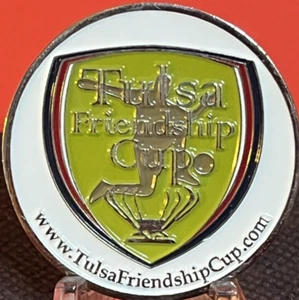 Soccer Referee Coin - Tulsa Friendship Cup - TSC Residency Program FREE SHIPPING - Picture 1 of 3