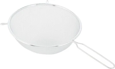 24cm Sieve Kitchen Fine Mesh Strainer Dusting Icing Sugar Cake Decoration Flour - Image 1 of 4