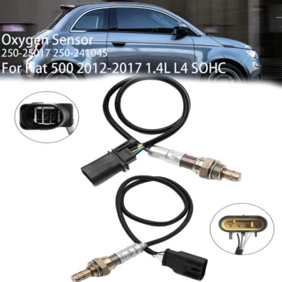 2x Oxygen Sensor For Fiat 500 12-17 13 14 1.4L L4 SOHC Up&Downstream 250-25017 - Imagem 1 de 4