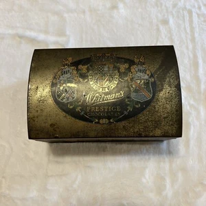Vintage Whitman’s Prestige Chocolate Hinged Tin Chest Trunk - Picture 1 of 8