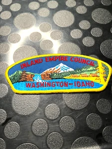 BSA INLAND EMPIRE COUNCIL WASHINGTON-IDAHO T-1 SCHULTERAUFNÄHER DUNKLER BLAU HIMMEL JS - Bild 1 von 1
