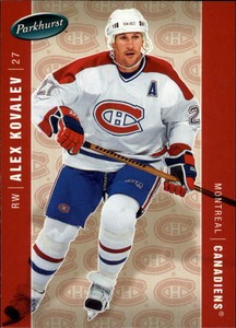 2005-06 Parkhurst Canadiens Hockey Card #251 Alex Kovalev