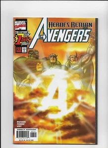 Avengers # 1  Sunburst Variant NM Marvel Comics George Perez  Art 1998 Series - Bild 1 von 1