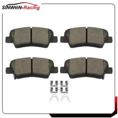 4X Pastillas de freno traseras de cerámica para Kia Optima 2017-2020 con freno de estacionamiento eléctrico Foto 1 de 4