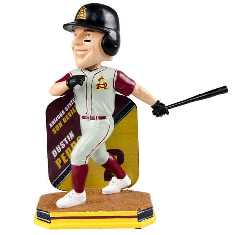 Arizona State Sun Devils Red Sox Dustin Pedroia Bobblehead - #'d to 2,017 NEW! Cover