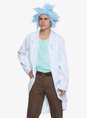 Abrigo Disfraz Rick and Morty Científico Laboratorio ADULTO Hot Topic Cartoon Network Nuevo con Etiquetas Foto 1 de 4