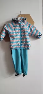 Racoon Joy Regenset Rain Set,Outdoor, Regenjacke Mit Regenhose,neuwertig,Gr.86cm - Bild 1 von 4