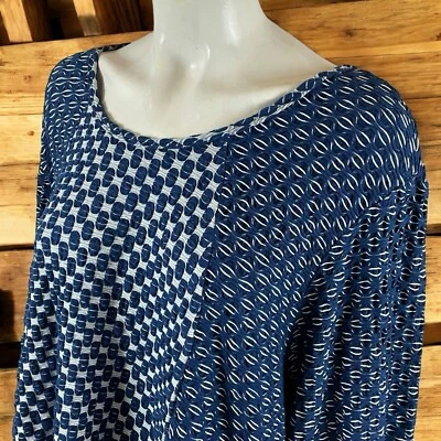 Blusa Tianello Feminina 3X Mistura de Rayon Manga 3/4 Tecido Elástico Texturizado F430 - Imagem 1 de 4