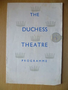 DUCHESS THEATRE PROGRAMME 1950-FLOWERS FOR THE LIVING by TONI BLOCK  - Picture 1 of 2